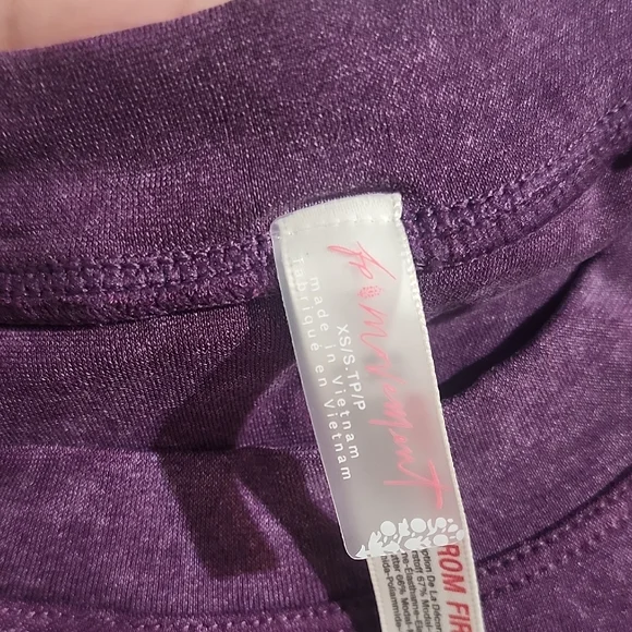 FP Movement by Free People Purple Crop Top - Picture 2 of 8